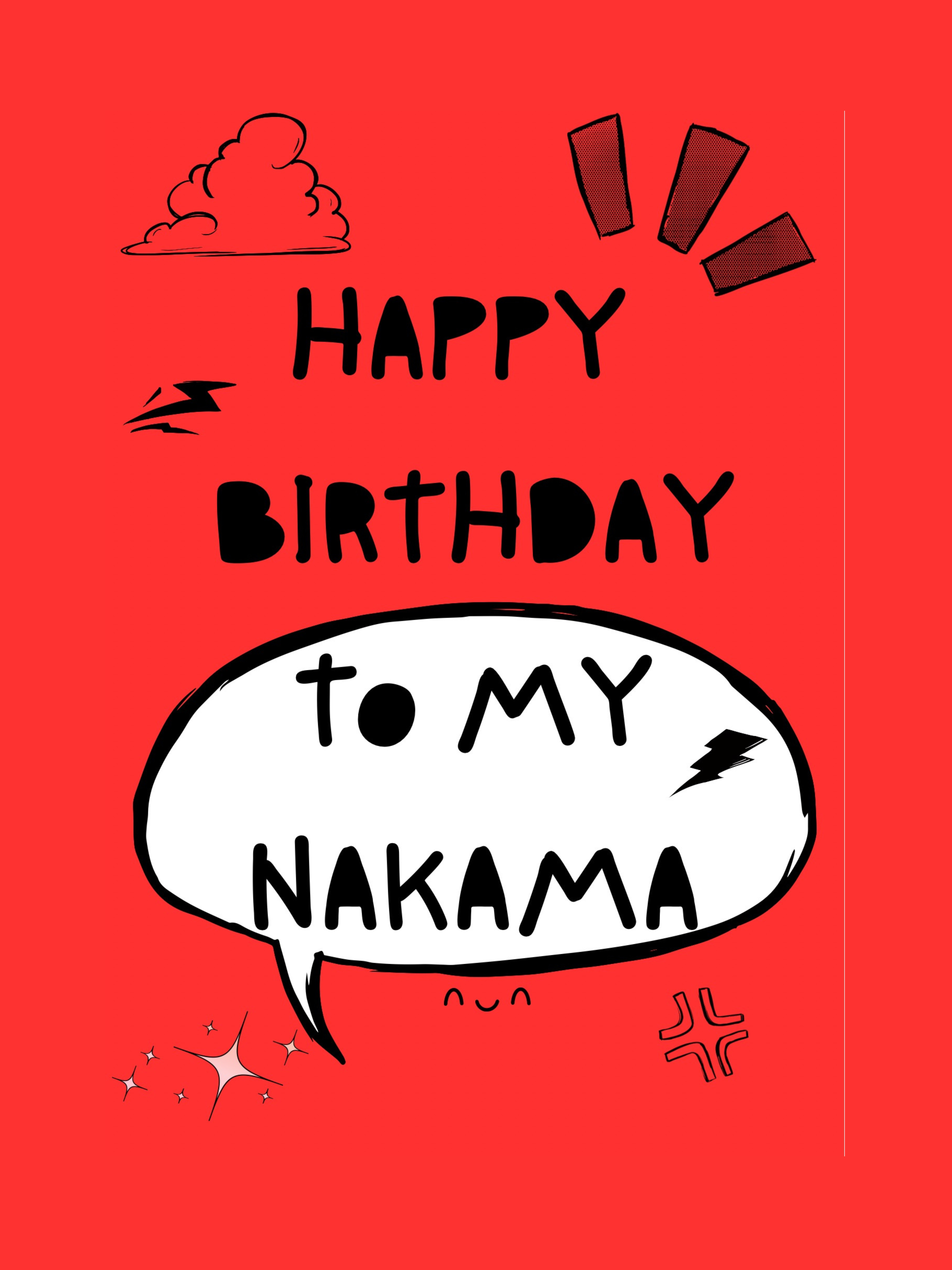 Anime Birthday Card for Brother | Anime Greeting Card | Kanna Inspired –  Audiowave Printing