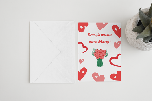 Polish Mothers Day Greeting Card