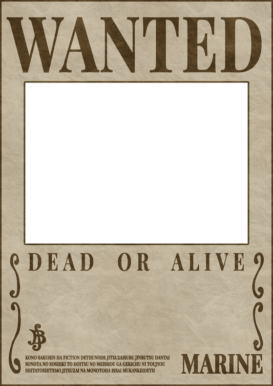 A4 Personalised Marine Wanted Poster